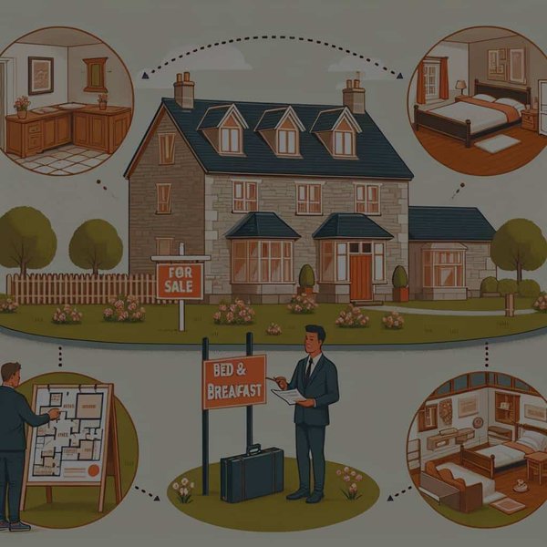 Comment procéder à l'achat d'une maison de village avec un projet de chambre d'hôtes ?